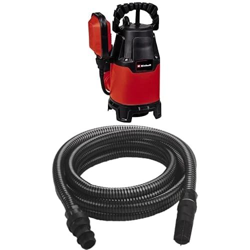 Einhell 9,500 L/hr Electric Submersible Water Pump with 7m Hose - 330W, Float Switch, 10m Long Cord - GC-DP 3325 Waste/Dirty/Clean Water Pump to Drain Floods, Empty Hot Tubs and Pools
