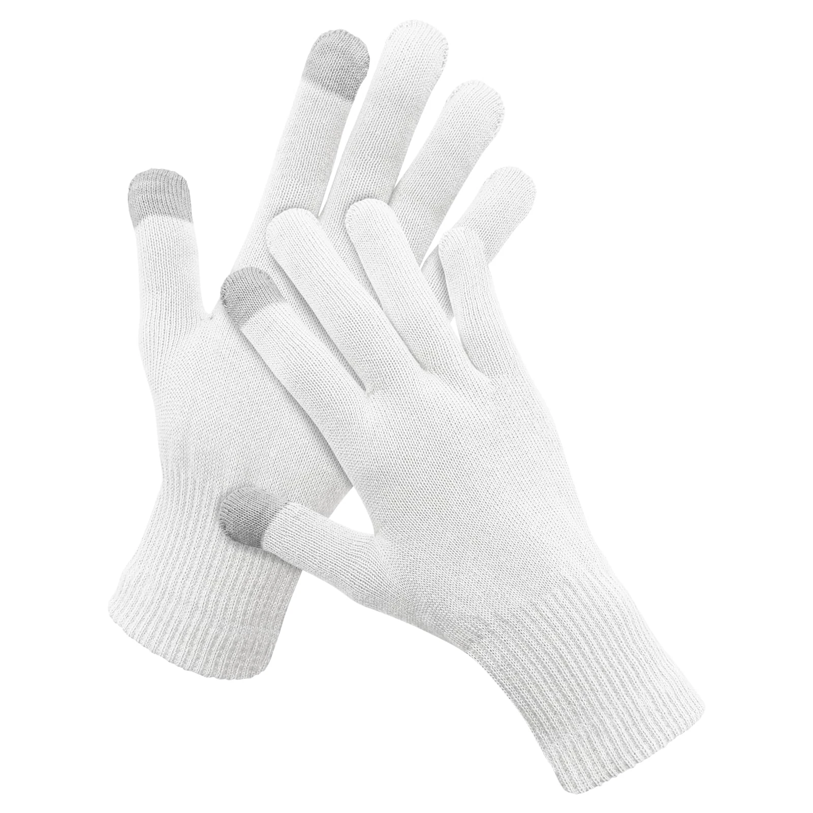 Migliore Wear Eczema Gloves for Adults, Touchscreen Black Cotton Gloves Men Women, Moisturising Gloves Large Cotton Gloves for Dry Hands, Night, Work