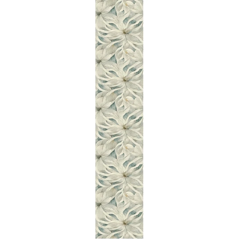 Ambiance Sticker Non-Woven Wallpaper Pre-Pasted Wallpaper Roll Vintage Abstract Flowers Decorative Adhesive – 1 Roll H300 x W60 cm