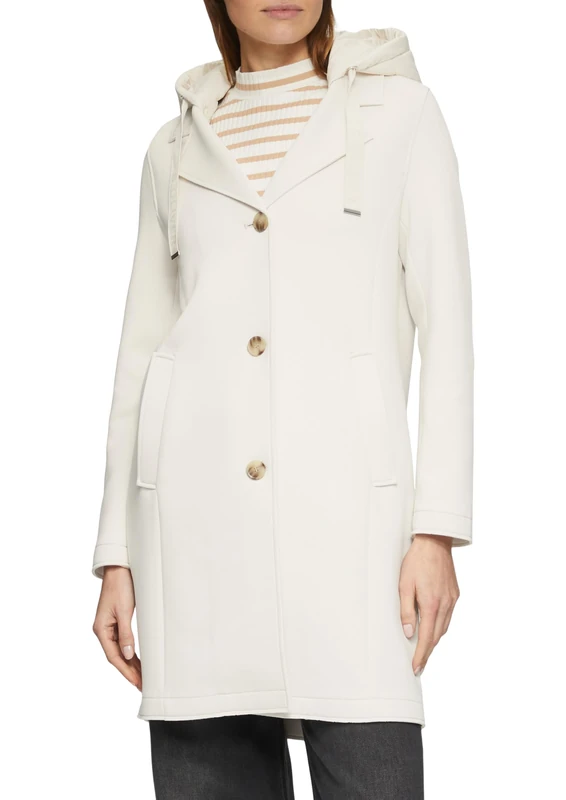 s.Oliver Women's 2165054 Outdoor Coat, 0330_Wollweiß, 18