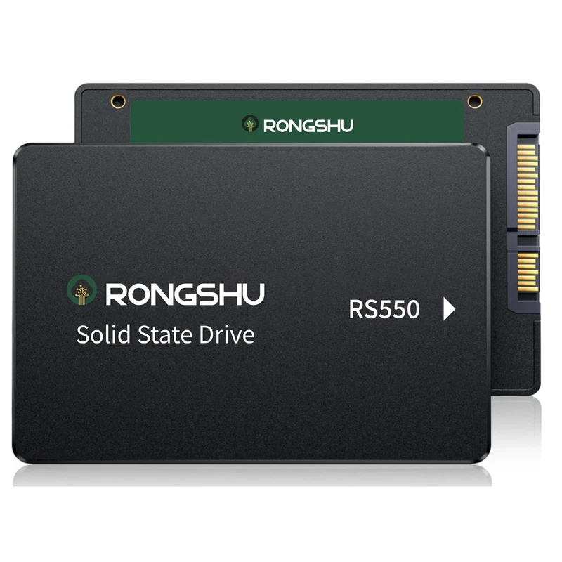 RONGSHU 512GB SATA SSD 2.5'' Internal Solid State Drive, SATA III 6 Gb/s Read Speed Up to 550 MB/s 3D NAND TLC, Upgrade Laptop PC/Desktops (RS550)