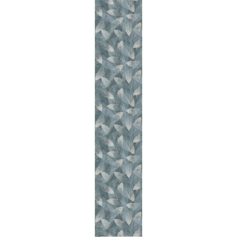 Ambiance Sticker Non-Woven Wallpaper Pre-Pasted Scandinavian Wallpaper Abstract Leaves Decorative Adhesive – 1 Roll H300 x W60 cm
