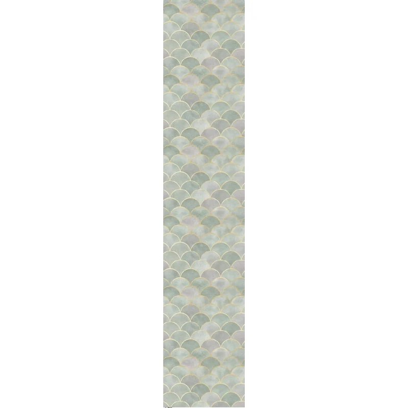 Ambiance Sticker Non-Woven Wallpaper Pre-Pasted Roll Decorative Green Decorative Adhesive – 1 Roll H300 x W60 cm