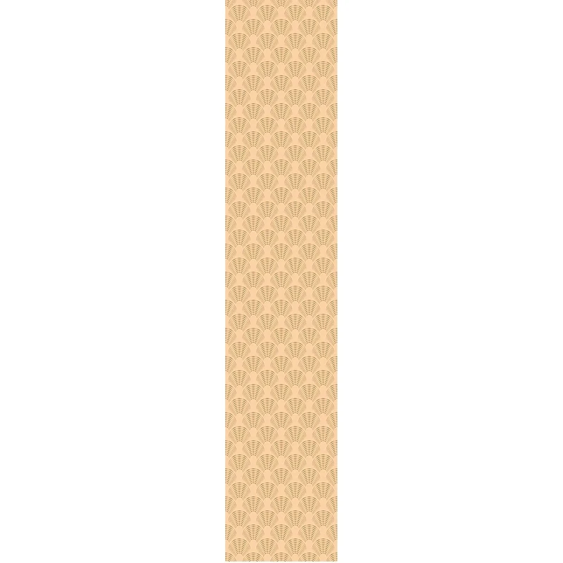 Ambiance Sticker Non-Woven Wallpaper Pre-Pasted Scandinavian Art Deco Beige Arches Decorative Adhesive Roll - 1 Roll H300 x W60cm