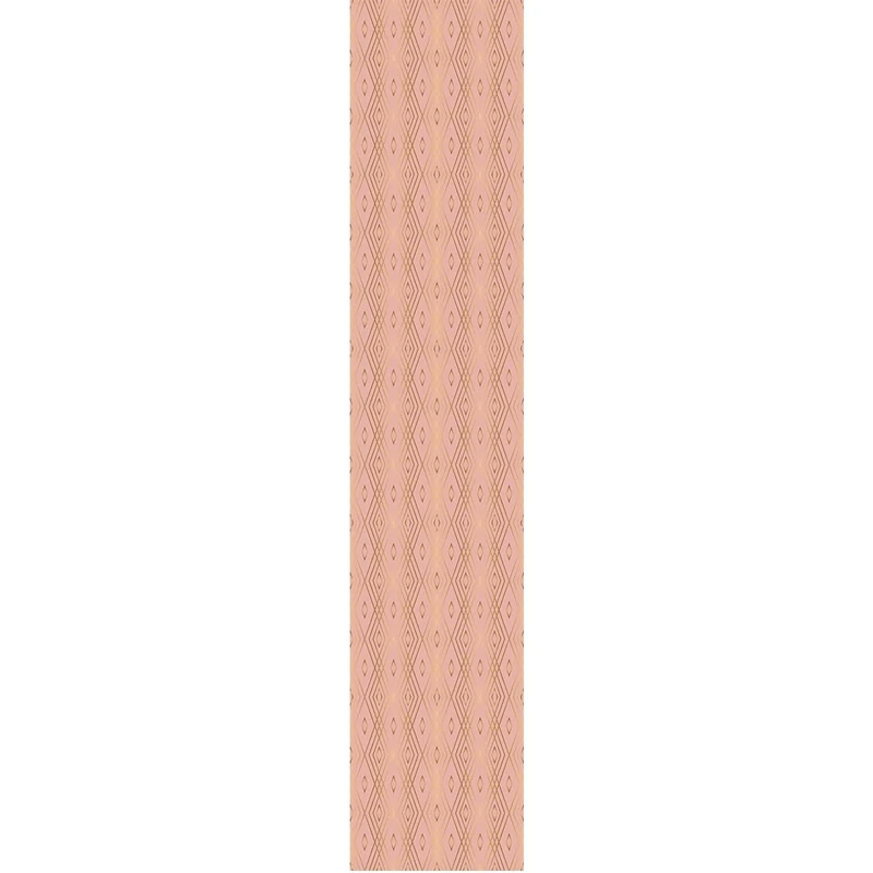 Ambiance Sticker Non-Woven Wallpaper Pre-Glued Scandinavian Art Deco Pink Decorative Adhesive – 1 Roll H300 x W60 cm