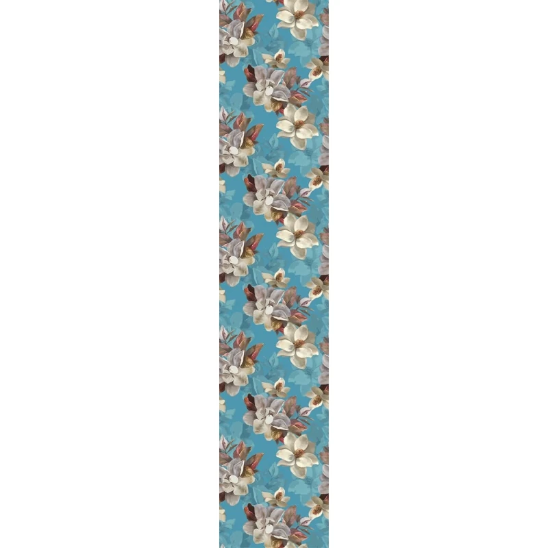 Ambiance Sticker Non-Woven Wallpaper Pre-Glued Magnolia Flowers Decorative Adhesive – 1 Roll H300 x W60 cm
