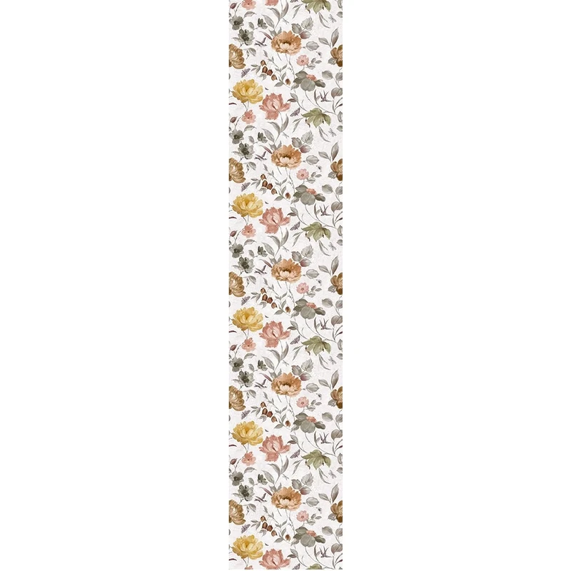 Ambiance Sticker Non-Woven Wallpaper Pre-Pasted Wallpaper Vintage Flowers Peonies Decorative Adhesive – 1 Roll H300 x W60 cm