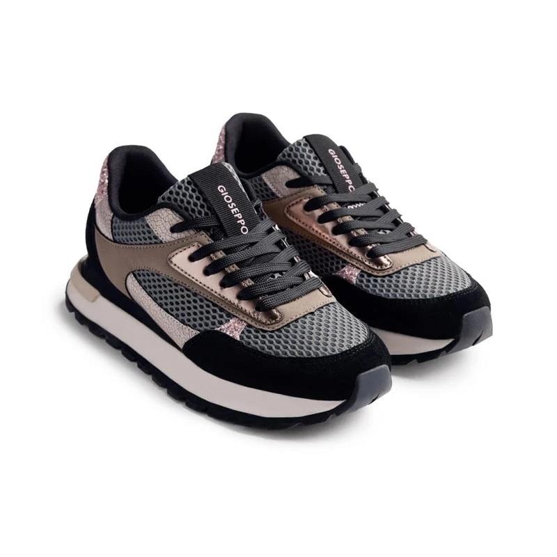 GIOSEPPO Women's Funkley Sneaker, Black/White, 7 UK