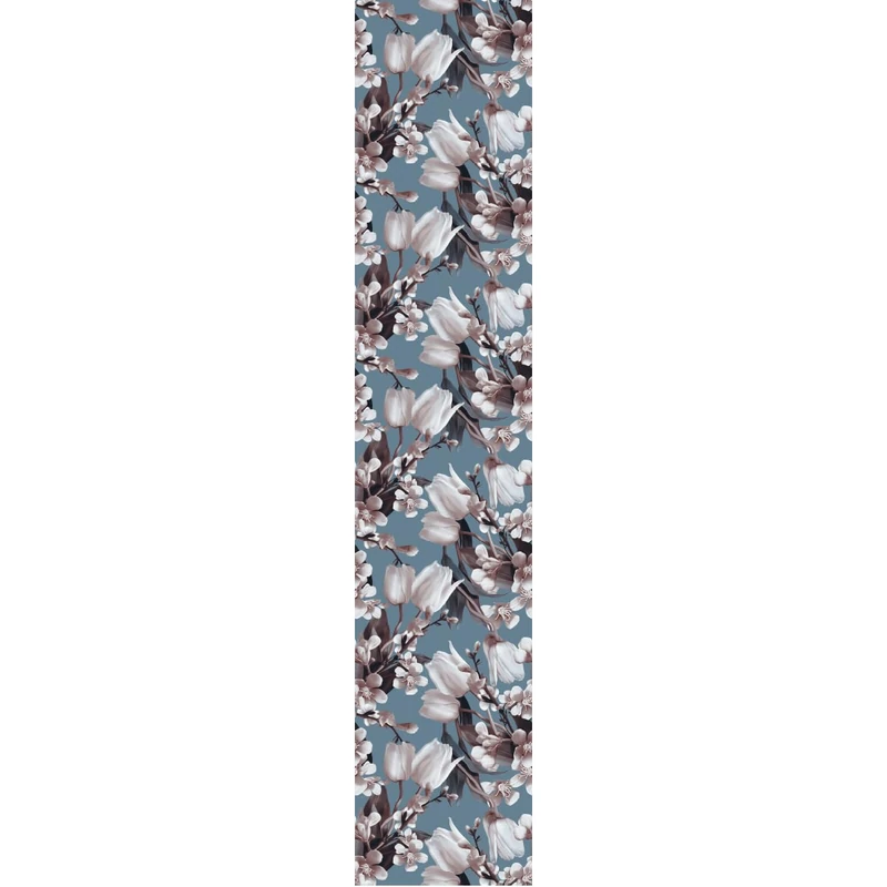 Ambiance Sticker Tulips and Cherry Blossoms Pre-Pasted Non-Woven Wallpaper Roll Decorative Adhesive – 1 Roll H300 x W60 cm - Image 1