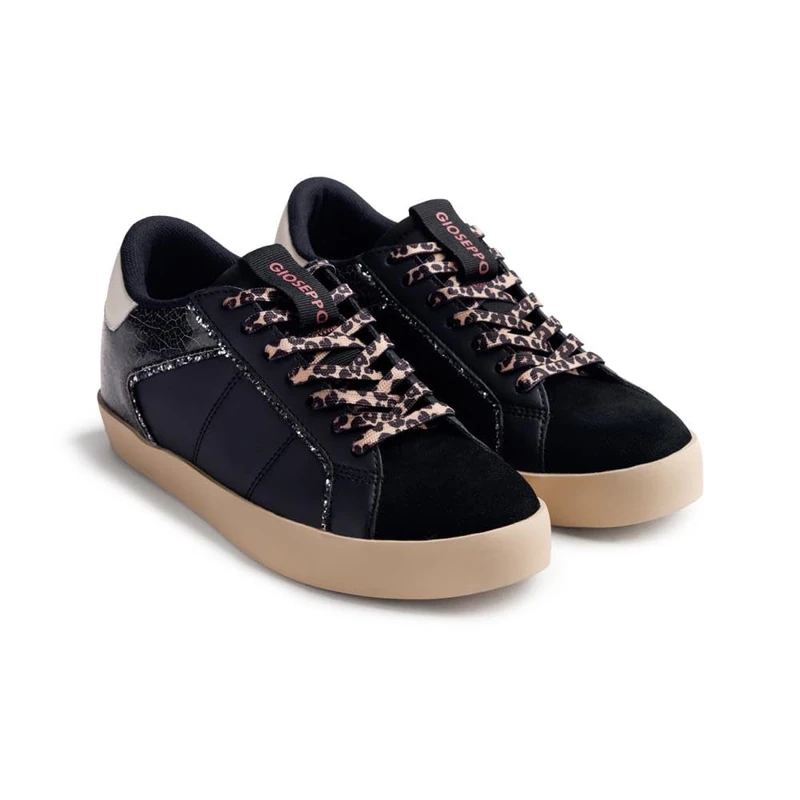 GIOSEPPO Women's Edina Sneaker, Black/White, 6 UK