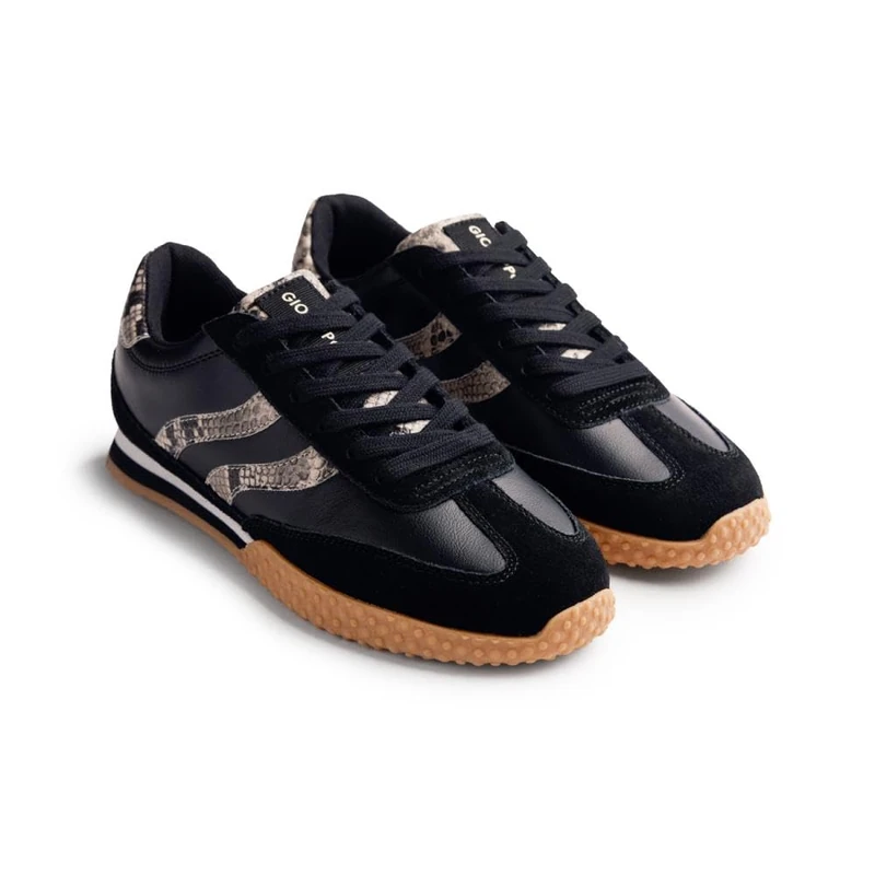 GIOSEPPO Women's Gladwin Sneaker, Black/White, 5 UK