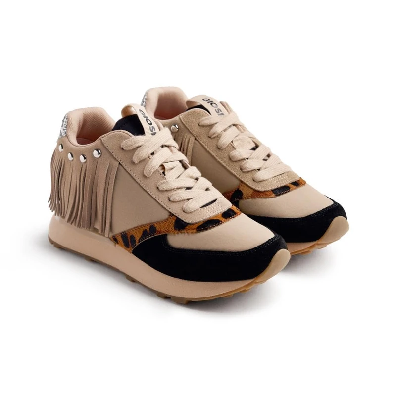 GIOSEPPO Women's Bricelyn Sneaker, Taupe, 8.5 UK