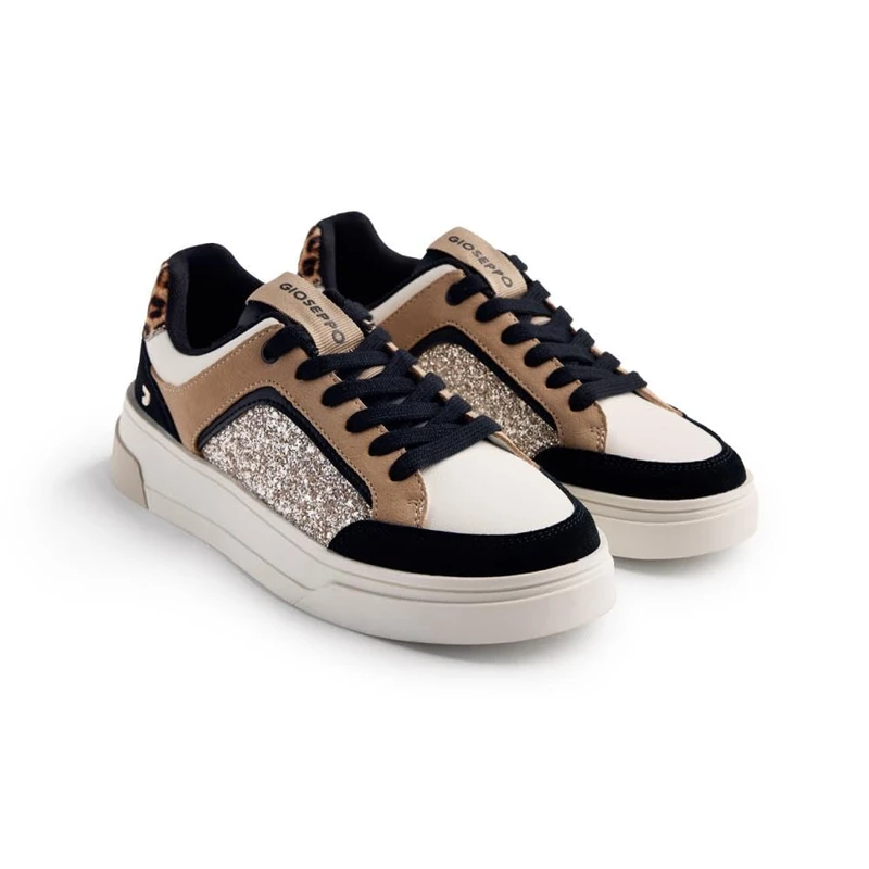 GIOSEPPO Women's Lothrop Sneaker, Black/White, 4 UK