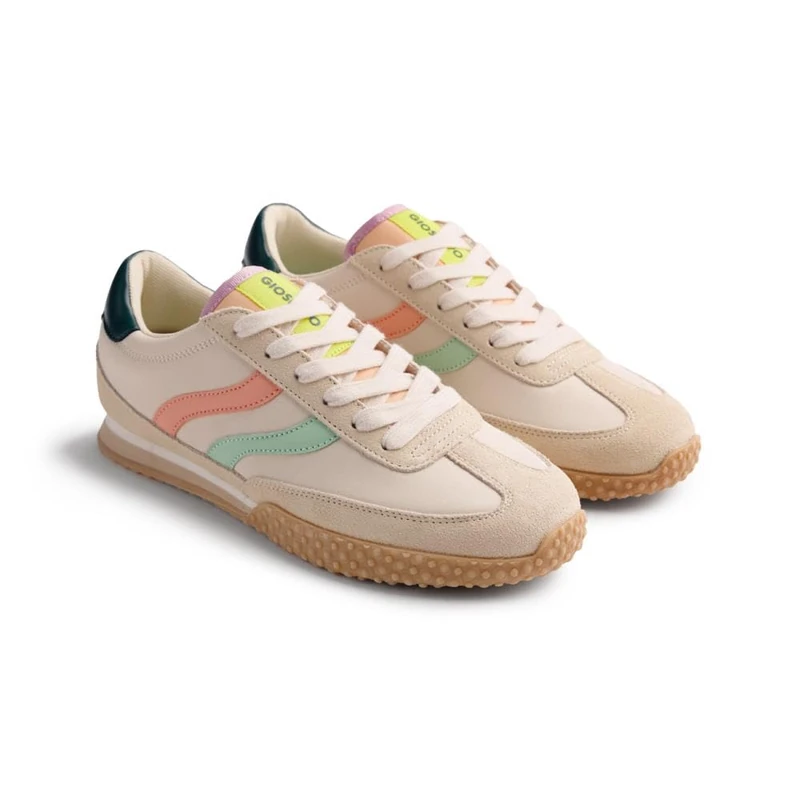 GIOSEPPO Women's Conger Sneaker, Beige, 8 UK