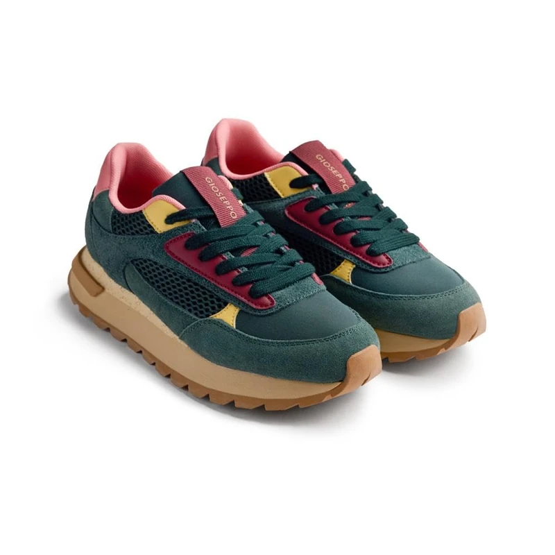 GIOSEPPO Women's Zemple Sneaker, Green, 4 UK