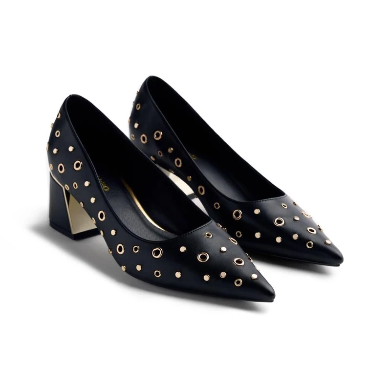 GIOSEPPO Hibbing, Platform Women, Black/White, 4 UK