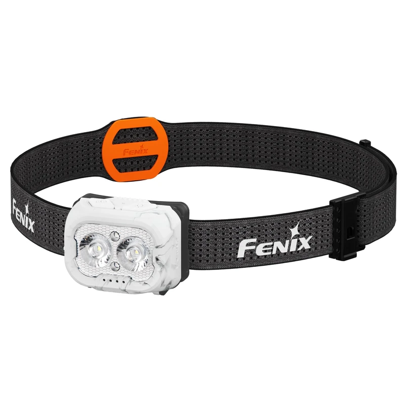 FENIX HL18R-T V2.0 White Rechargeable Trail Running/Outdoor Headlamp | 800 Lumens | 125m | 160 Hrs Max | Dual Primary Beams - Cool and Warm White | 5lm Red Beam | Sport Click Adjust Headband | IP66