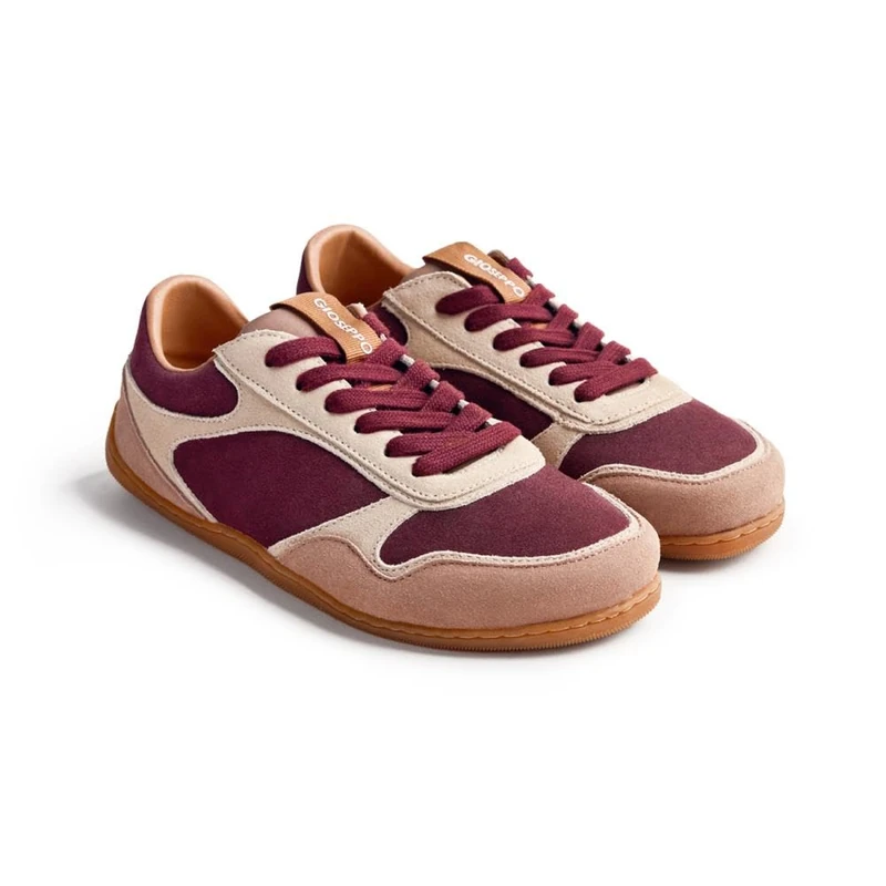 GIOSEPPO Pointe SneakersWomen, Burgundy, 5 UK