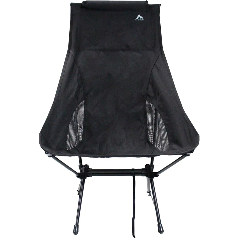Mckinley Trekker 20 Folding Chair, Grey/Green Dark, One Size