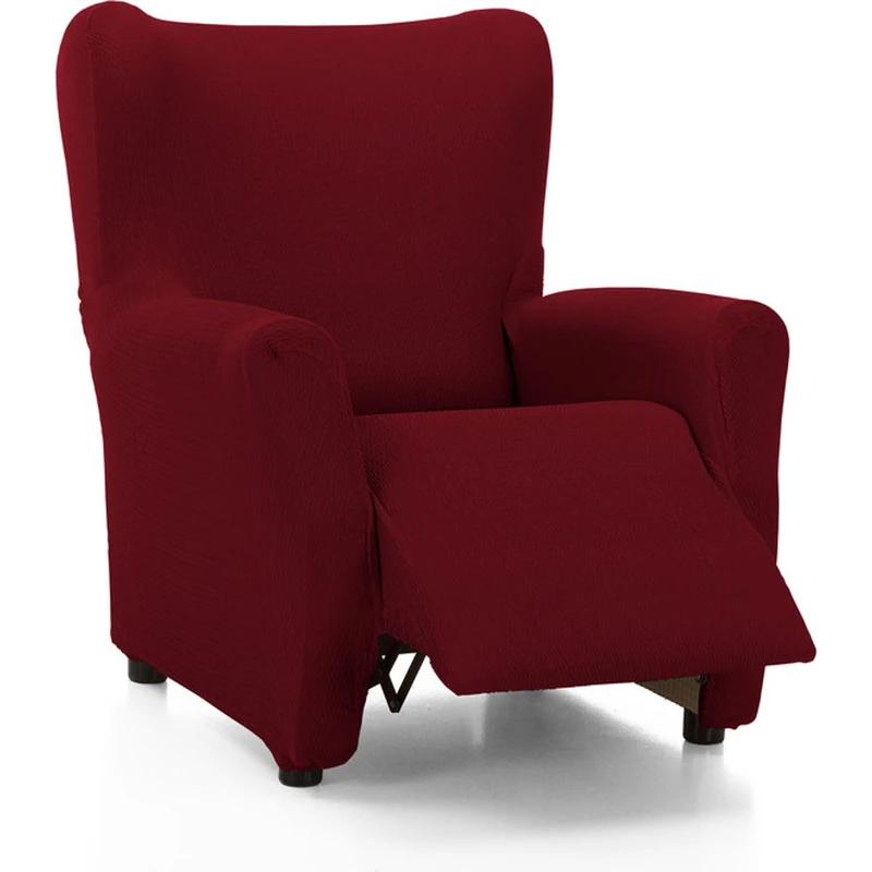 ECOMMERC3 Full Recliner Chair Cover Padded and Super Adjustable Elastic Bordeaux 100% Made in Spain - Image 1