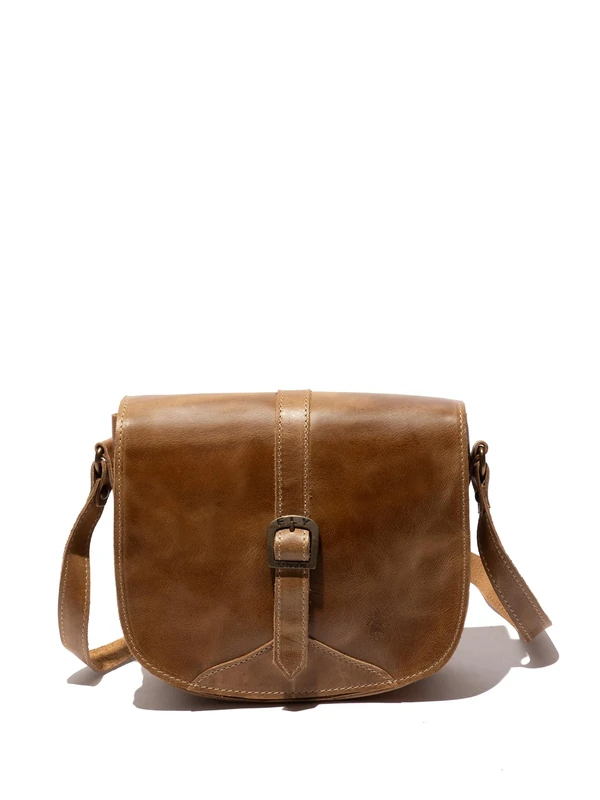 Fly London GLOU751FLY Retro Shoulder Bag - Camel