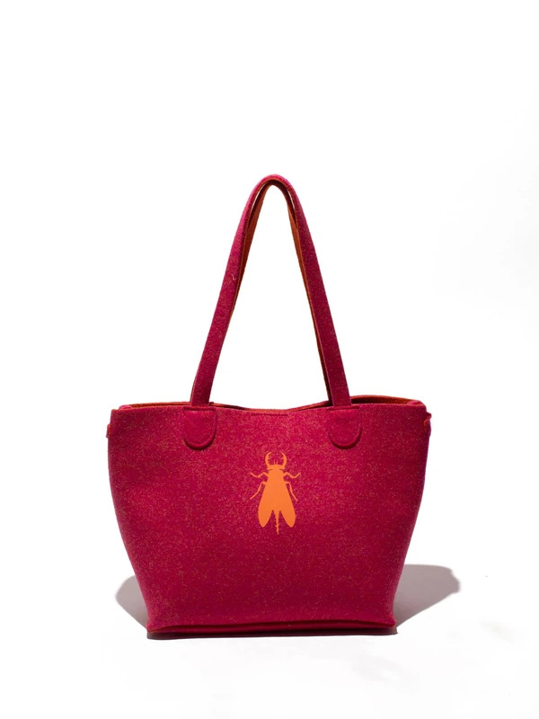 Fly London Women's GOVI753FLY Fashion Bag, Fucshia/Orange, UNC