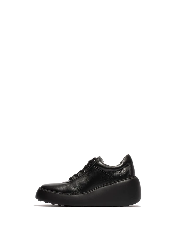 Fly London Women's DIPO638FLY Oxford, Black, 9 UK