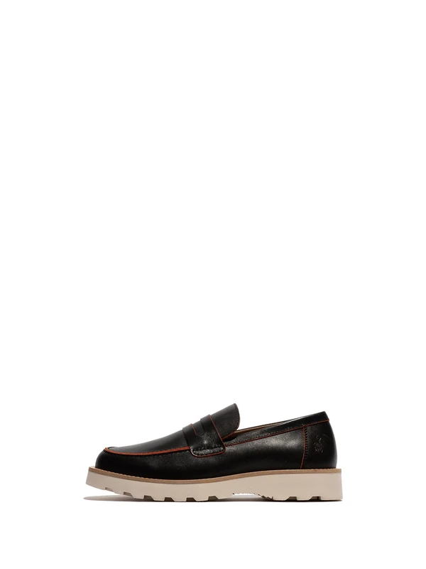 Fly London Men's REJI283FLY Oxford, Black/RED, 6 UK
