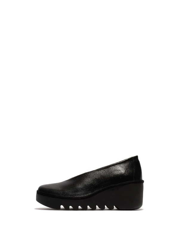 Fly London Women's BESO246FLY Oxford, Black, 8 UK