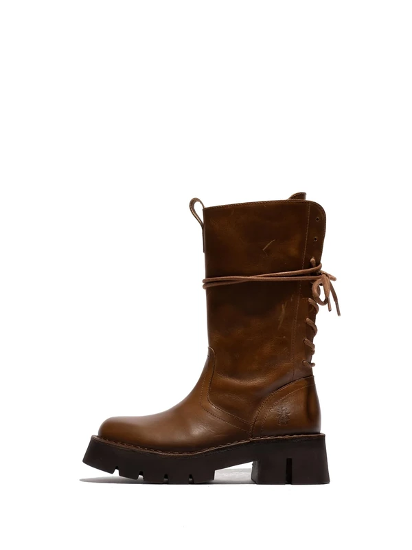 Fly London Women's BERF160FLY Fashion Boot, Camel, 2 UK