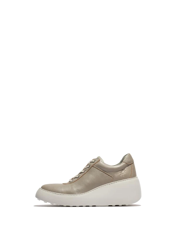 Fly London Women's DIPO638FLY Oxford, Silver, 3 UK