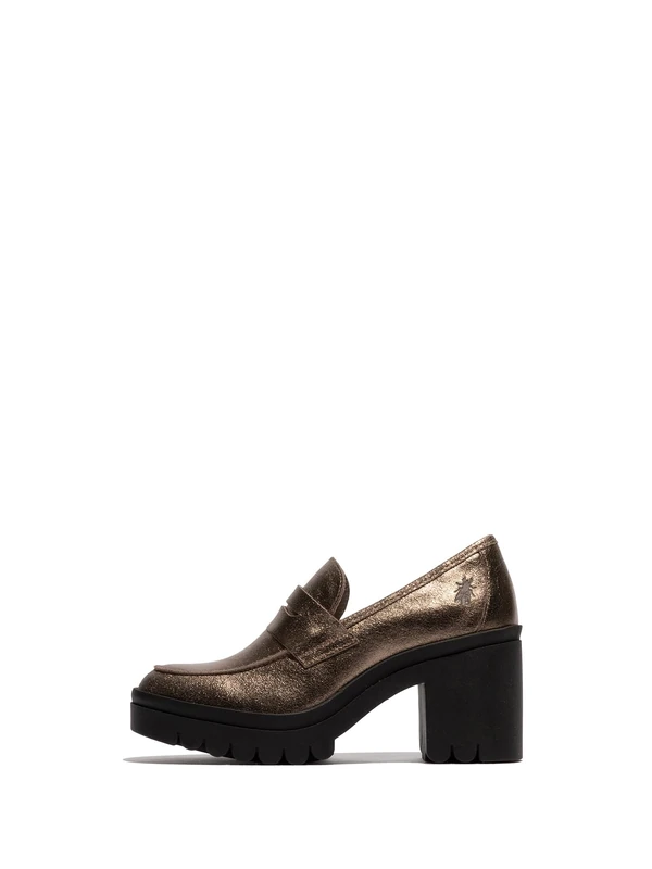 Fly London TOKY803FLY Women's Oxford - Dark Gold, UK 4