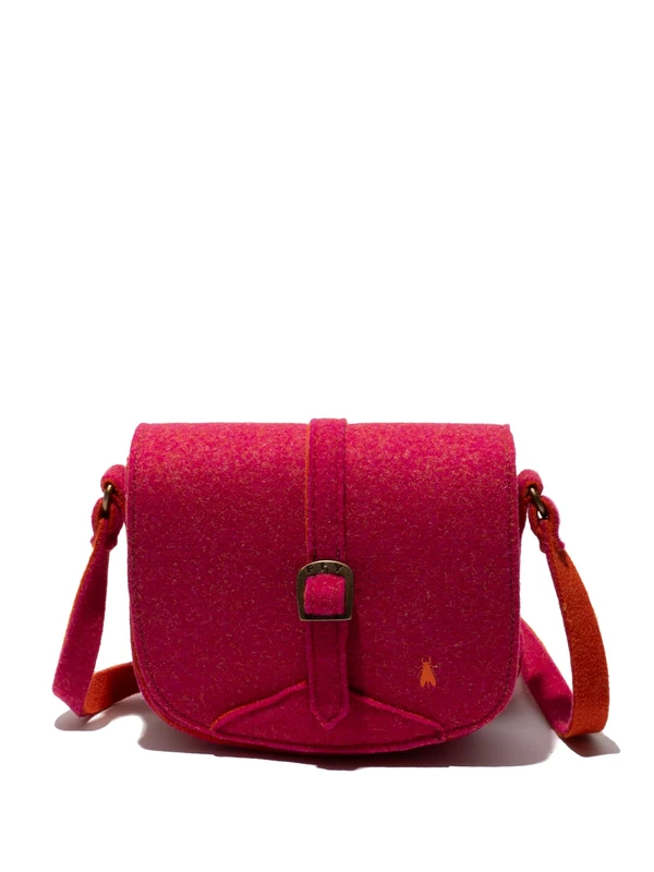 Fly London Women's GLOU751FLY Cross Body Bag, Fucshia/Orange, UNC