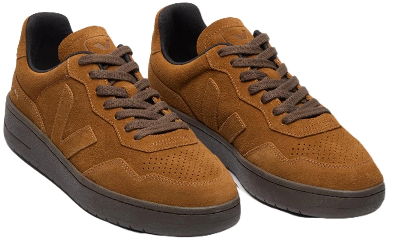 Veja V-90 Sneaker Cognac - Suede Leather Fashion Trainer