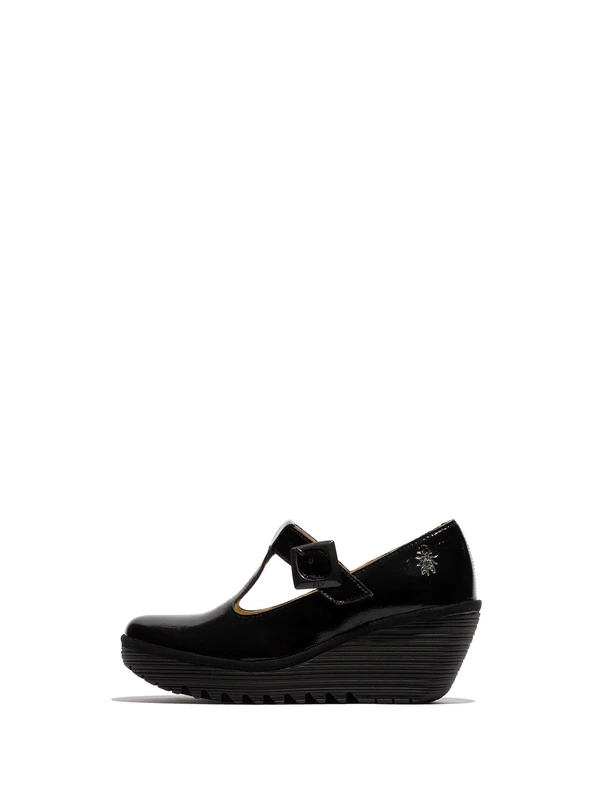 Fly London Women's YALD598FLY Oxford, Black, 3 UK