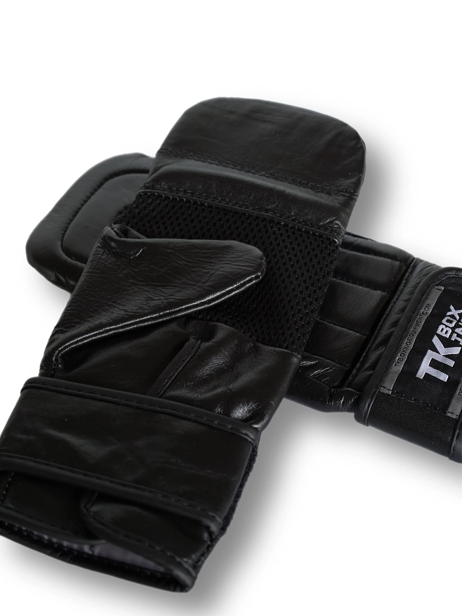 TK Gladiator Boxing Gloves - Perfect for Hand Strengthening, Boxing, Kickboxing, MMA (Black, XL)
