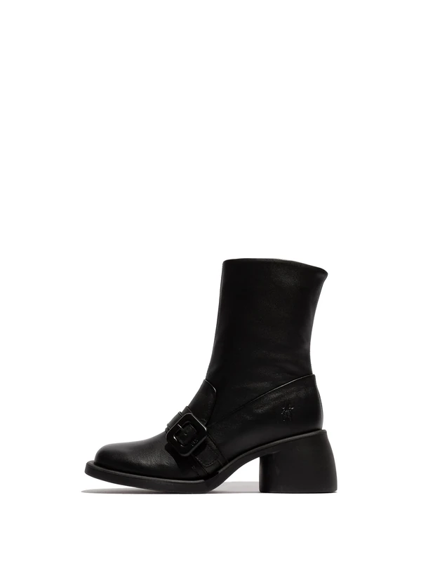 Fly London Women's HUDA303FLY Fashion Boot, Black, 4 UK
