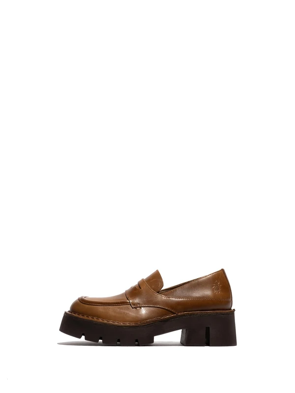 Fly London Women's BOIL161FLY Oxford, Camel, 9 UK