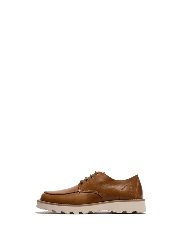Fly London Men's ROUL208FLY Oxford, Camel, 7 UK