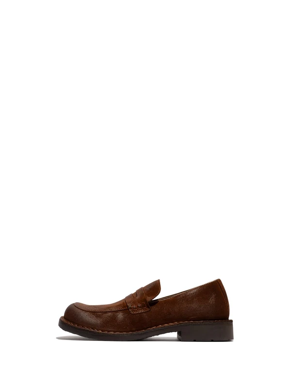 Fly London Men's RIKI186FLY Oxford, Camel, 7 UK