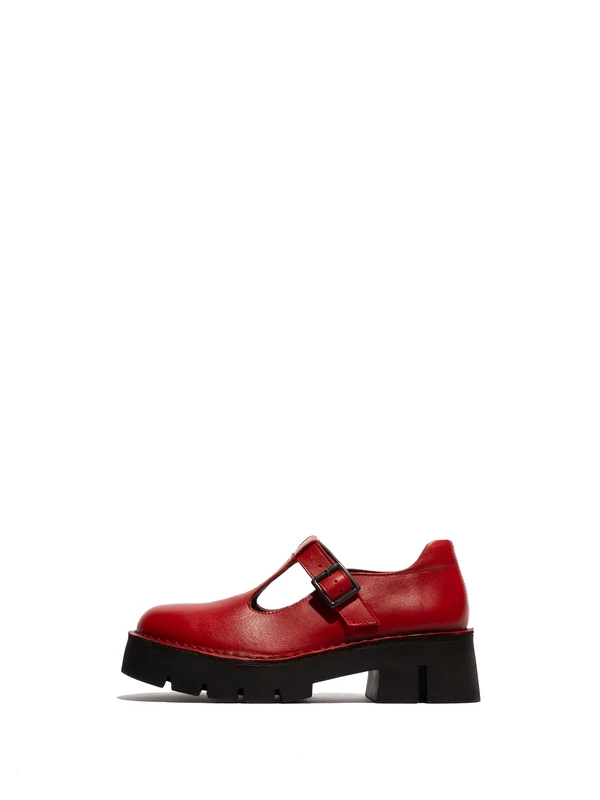 Fly London BAIZ162FLY Red - Women's Casual Loafers
