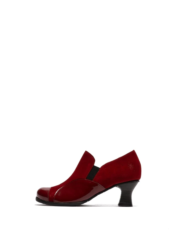 Fly London Women's BAUR344FLY Oxford, RED/INT. Rust, 9 UK