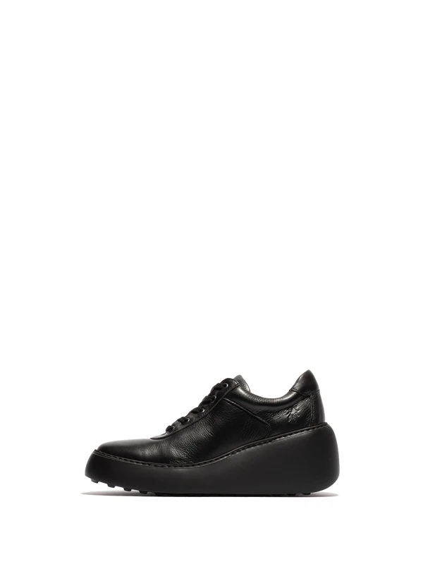 Fly London Women's DIPO638FLY Oxford, Black, 3 UK