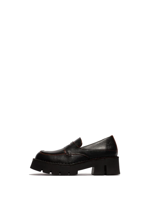 Fly London Women's BOIL161FLY Oxford, Black, 2 UK