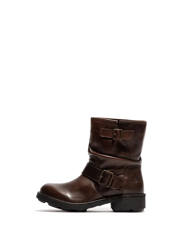 Fly London Women's NIRE178FLY Fashion Boot, DK. Brown, 5 UK