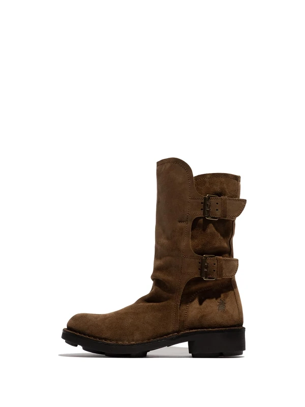 Fly London Women's NACH177FLY Fashion Boot, Elephant, 7 UK