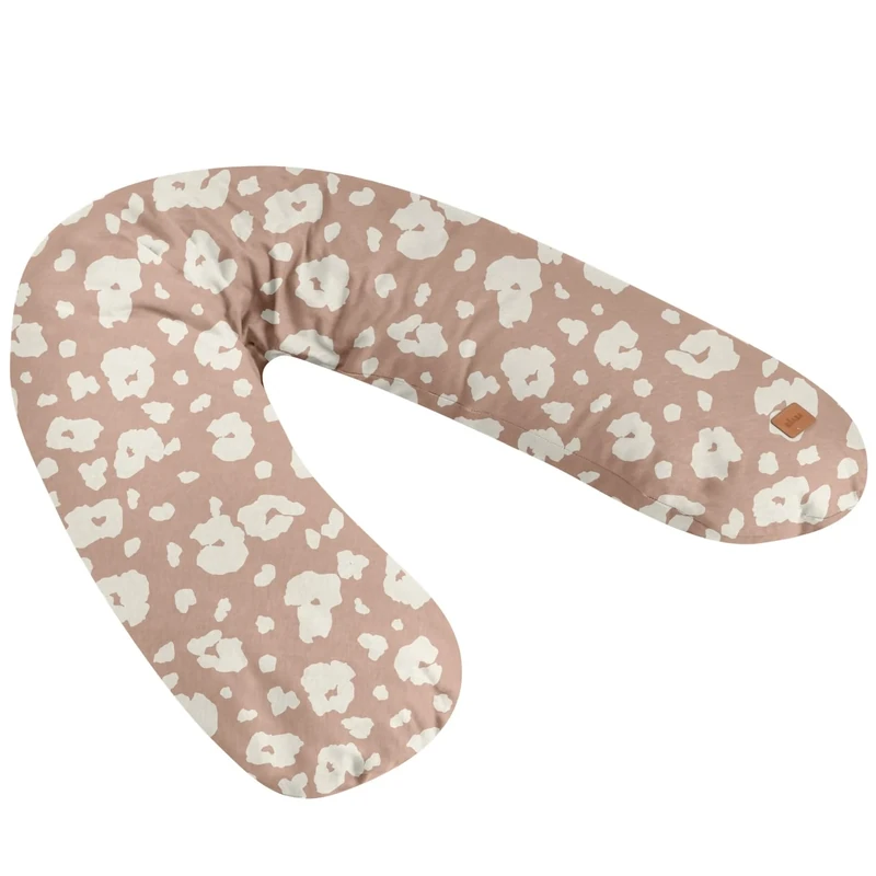 Béaba, Big Flopsy, Nursing Pillow, Pregnancy Pillow, Multi-Function, Suitable for Sleeping/Nursing, Support, Relaxation and Optimal Comfort, Cotton Flower, Oekotex, Savannah Bloom