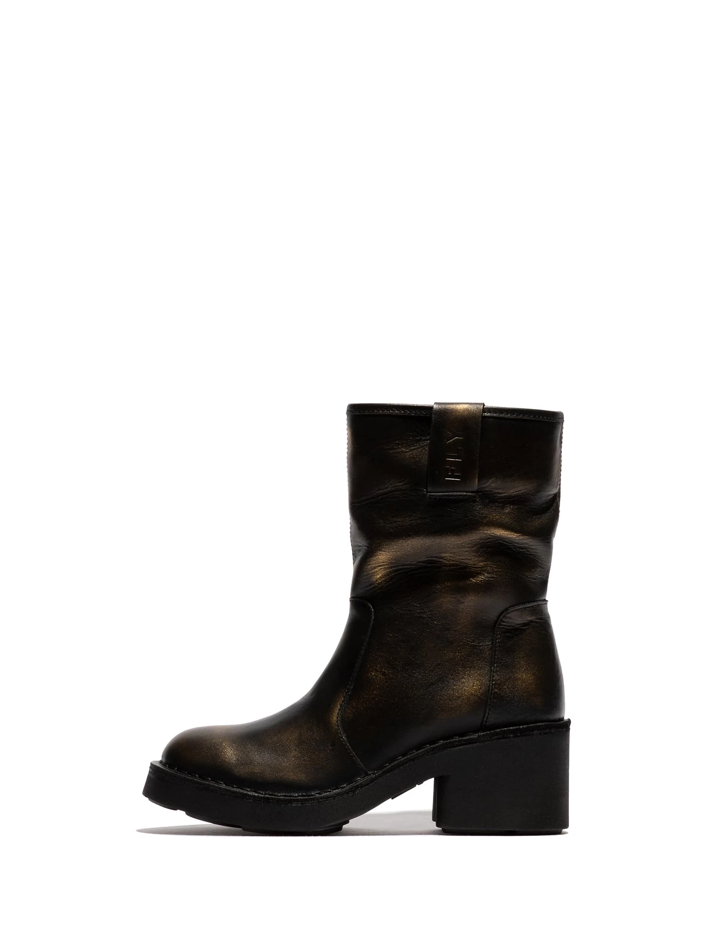 Fly London Women's NECH193FLY Fashion Boot, Gold, 7 UK