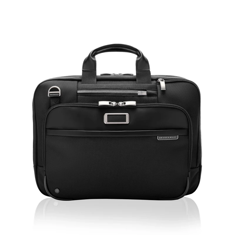Briggs & Riley @Work Medium Expandable Briefcase, Black
