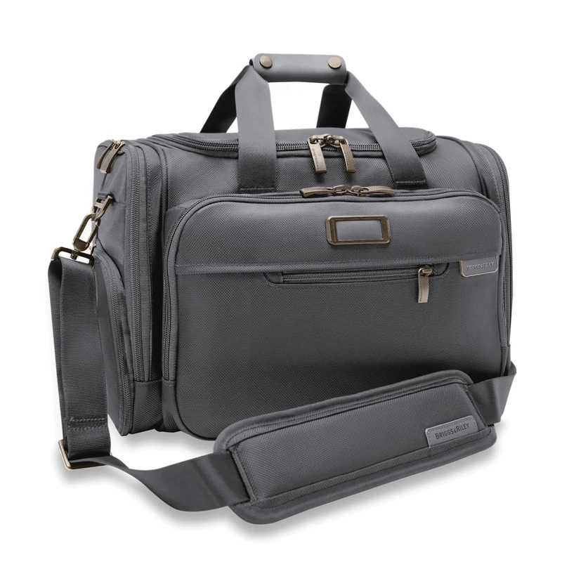 Briggs & Riley Baseline Underseat Duffle, Steel, Steel, Baseline Underseat Duffle